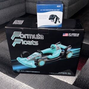 Formula Floats AMSPEED Race Car and Electric Air Pump